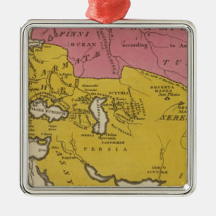 Nationale staten in het Christelijk gebied Metalen Ornament