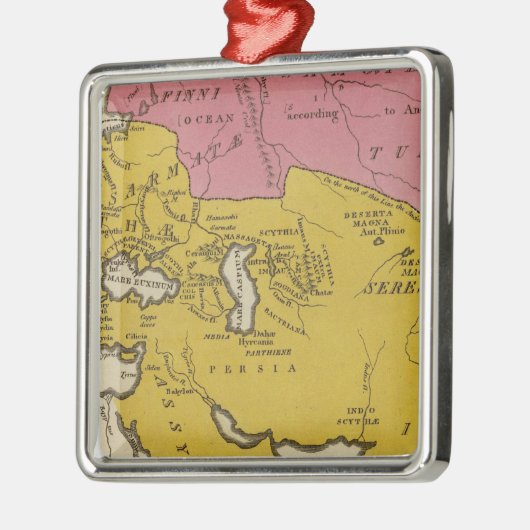 Nationale staten in het Christelijk gebied Metalen Ornament (Links)