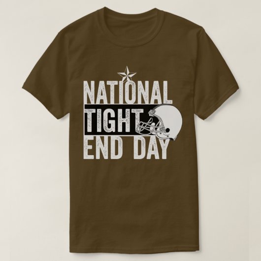 Nationale Strakke Einddag T-shirt (Design voorkant)