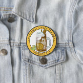 Nationale Sweet Tea Dag Ronde Button 7,6 Cm (In situ)