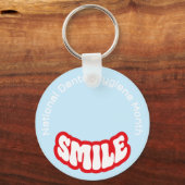 Nationale Tandheelkundige Hygiëne Maand Sleutelhan Sleutelhanger (Voorkant)