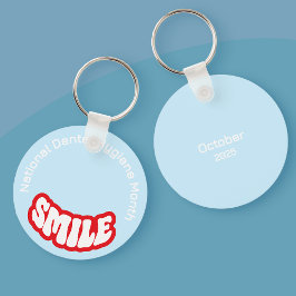 Nationale Tandheelkundige Hygiëne Maand Sleutelhan Sleutelhanger