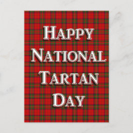 Nationale Tartan Dag Briefkaart
