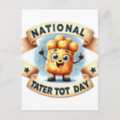 Nationale Tater tot dag, postcrossing Briefkaart (Voorkant)