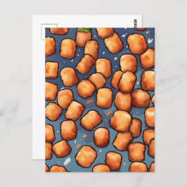 Nationale Tater tot dag, postcrossing Briefkaart