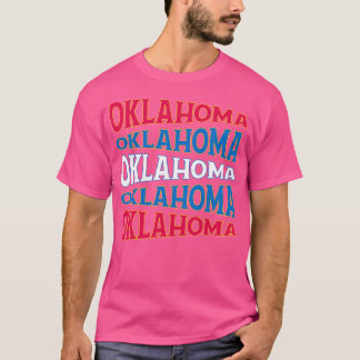 NATIONALE TEKST ART OKLAHOMA T-SHIRT