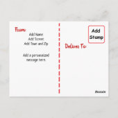 Nationale Toilet Paper Day Food Feestdagen Briefkaart (Achterkant)