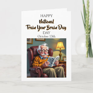 Nationale Train Your Brain Day _ 13 oktober Kaart