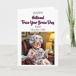 Nationale Train Your Brain Day _ 13 oktober Kaart