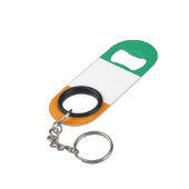 Nationale trots van Ivoorkust Mini Flessenopener (Achterkant Gekanteld)