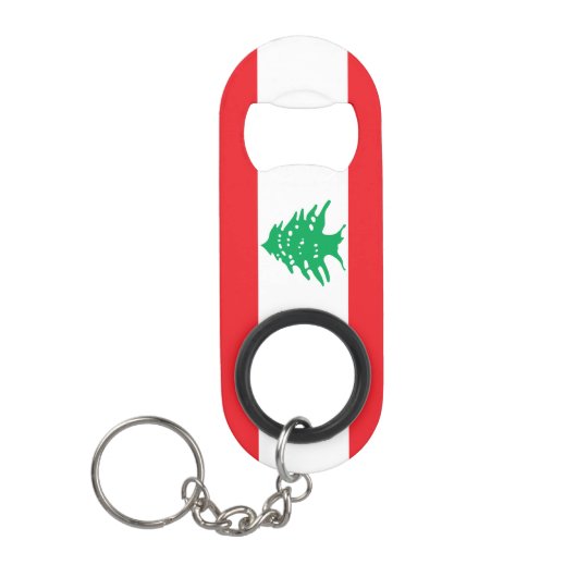 Nationale trots van Libanon Mini Flessenopener (Voorkant)