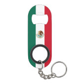 Nationale trots van Mexico Mini Flessenopener (Achterkant)