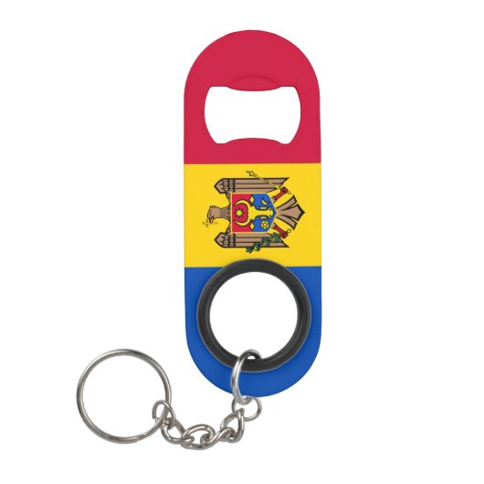 Nationale trots van Moldavië Mini Flessenopener (Voorkant)