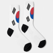 Nationale trots van Zuid-Korea op het vlaggenstaat Sokken (Rechts)