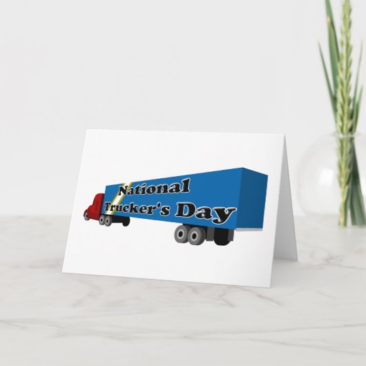 Nationale Truckerdag Kaart (Voorkant)