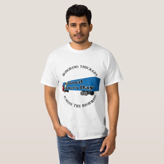Nationale Truckerdag T-shirt (Voorkant volledig)