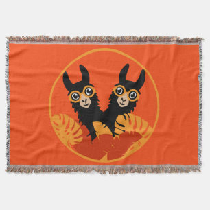 Nationale Tweelingdag Llama Alpaca Deken