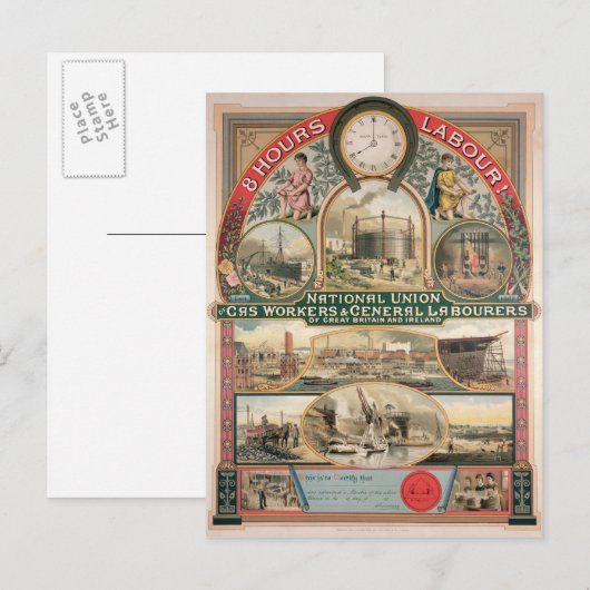 Nationale Unie Briefkaart (Voorkant / Achterkant)