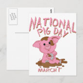 Nationale varkensdag briefkaart (Voorkant / Achterkant)