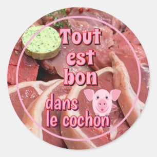 Nationale Varkensdag Ronde Sticker