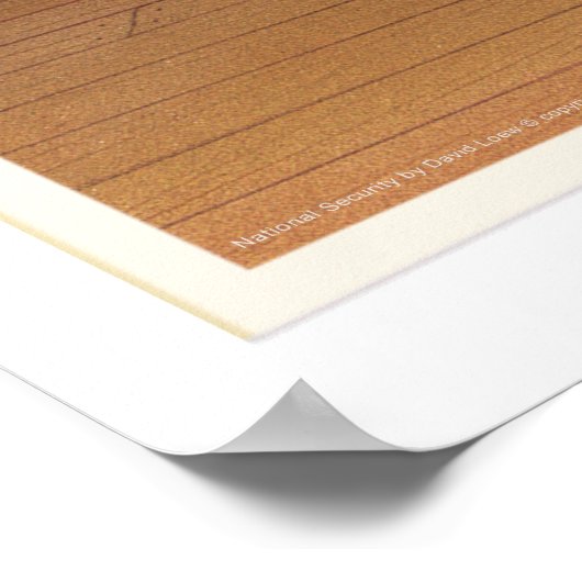 Nationale veiligheid poster (Hoek)