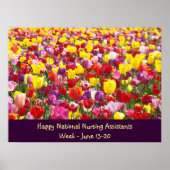 Nationale verpleegkundigen Week posters Dank u (Voorkant)
