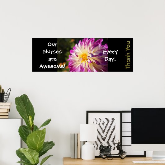 Nationale Verpleegkundigen Week posters Geweldige  (Thuiskantoor)