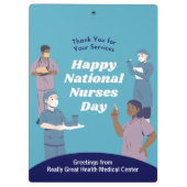 Nationale Verpleegkundigendag  Klembord (Achterkant)