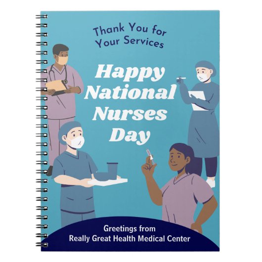 Nationale Verpleegkundigendag  Notitieboek (Voorkant)