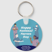 Nationale Verpleegkundigendag  Sleutelhanger (Voorkant)