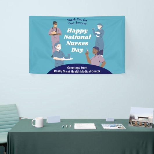 Nationale Verpleegkundigendag Spandoek (Beurs)