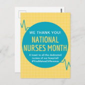 Nationale Verpleegstersmaand Briefkaart (Voorkant / Achterkant)