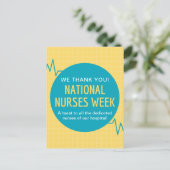 Nationale verpleegweek briefkaart (Staand voorkant)