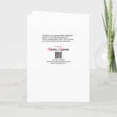 Nationale verpleegweek Hartelijk dank Kaart (Achterkant)