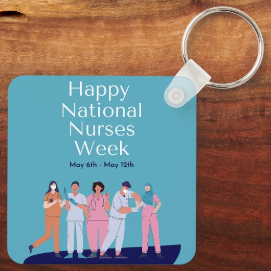 Nationale verpleegweek sleutelhanger (Achterkant)