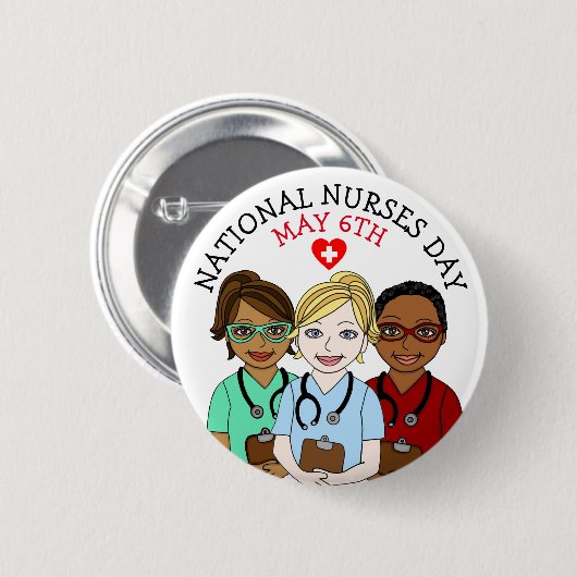 Nationale Verzekeringsdag 6 mei Button (Voorkant /achterkant)