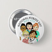 Nationale Verzekeringsdag 6 mei Button (Voorkant /achterkant)