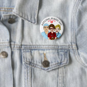 Nationale verzekeringsdag 6 mei ronde button 5,7 cm (In situ)