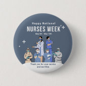  Nationale Verzekeringsweek Ronde Button 5,7 Cm (Voorkant)