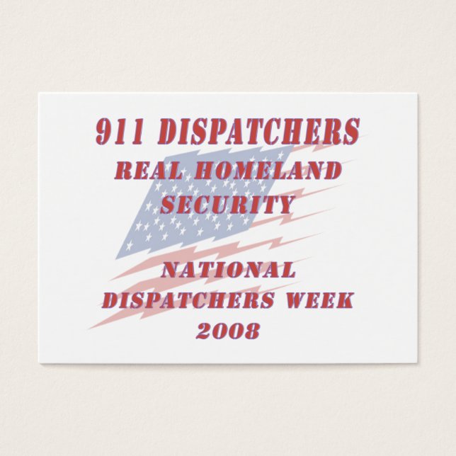 Nationale verzendingsweek 2008 visitekaartjes (Voorkant)