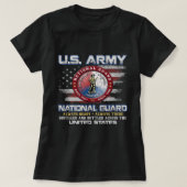 Nationale veteraan altijd klaar voor gebruik bij V T-shirt (Design voorkant)