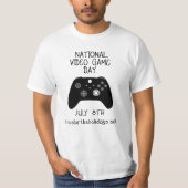 Nationale videogamedag 8 juli t-shirt (Voorkant)