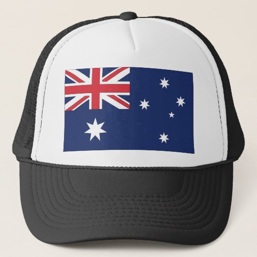 Nationale vlag Australië Trucker Pet (Voorkant)