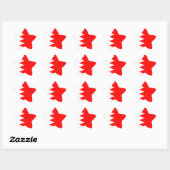 Nationale vlag Bahrein Ster Sticker (Vel)