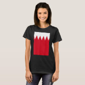 Nationale vlag Bahrein T-shirt (Voorkant volledig)