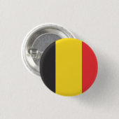 Nationale vlag België Ronde Button 3,2 Cm (Voorkant /achterkant)