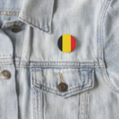 Nationale vlag België Ronde Button 3,2 Cm (In situ)