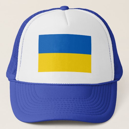 Nationale vlag BLUE Oekraïne Trucker Pet (Voorkant)