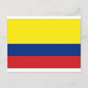 Nationale vlag Colombia Briefkaart