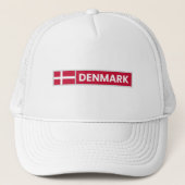 Nationale vlag Denemarken Trucker Pet (Voorkant)